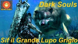 Dark Souls  Sif il Grande Lupo Grigio Boss Fight  Scena Alternativa [upl. by Jaymie852]