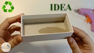 DIY  craft  DIY with cardboard  cardboard crafts  DIY jewelry box  DIY jewelry organizer  idea [upl. by Ttirrem]