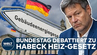 HEIZUNGSGESETZ IM BUNDESTAG Auf diese Regelungen müssen sich Verbraucher einstellen [upl. by Raimundo]