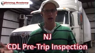 CDL Class A PreTrip Inspection  Pass Your NJ CDL Road Test [upl. by Ehcor]