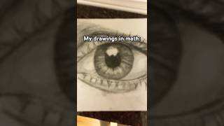 Doodling math vs art class youtubeshortsshortsfeed art drawing artist sketch fypeyes [upl. by Krute]