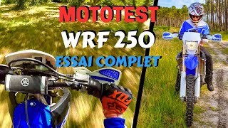 MOTOTEST  YAMAHA WRF 250 2015 VLOG FR [upl. by Ylsel]