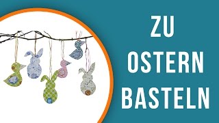 Zu Ostern basteln  Osterhängedkoration  trendmarkt24 [upl. by Itteb]