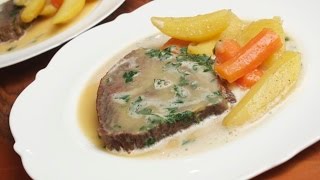 Sauerbraten im Topf zubereiten Chefkoch Tipps für einfachen Rinderbraten [upl. by Peers]