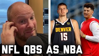 2023s NFL Quarterbacks as NBA Players  The Ryen Russillo Podcast [upl. by Tuddor]