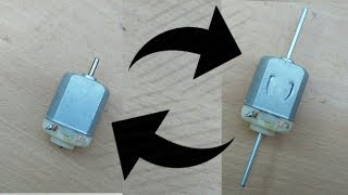 How to make double shaft DC motor at home  DC motor double side power transmission [upl. by Ottie]