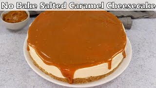 Salted Caramel Cappuccino Cheesecake [upl. by Eibrad]