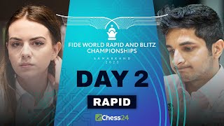 Will Magnus Salimova Arjun amp Vidit Hold Their Lead  FIDE World Rapid Championship 2023 Rds 69 [upl. by Hniht]