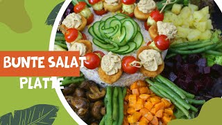 Marokkanischer Salat  bunte Salatplatte für besondere Anlässe [upl. by Beck324]