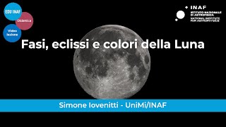 Fasi eclissi e colori della Luna [upl. by Enilamme]