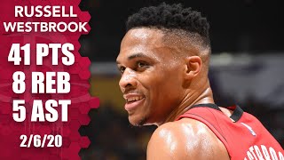 Russell Westbrook racks up 41 points for smallball Rockets vs Lakers  201920 NBA Highlights [upl. by Atires]