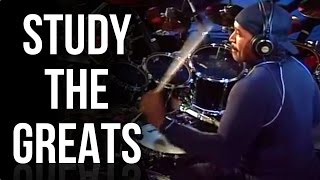 Carter Beauford 41 Triplet Groove  Study The Greats [upl. by Olrak63]