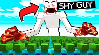 SHY GUY SCP096 VS 1000 ZOMBIE SU MINECRAFT [upl. by Sokram]