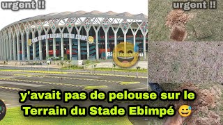 😅yavait Pas De Pelouse Sur Le Terrain Du Stade Ebimpé 😩😱 By Richko Bob [upl. by Anitnauq]