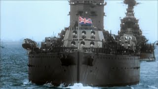 WW2  The Battle of the Atlantic Real Footage in Colour [upl. by Rodl]