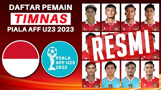 RESMI Daftar 26 Pemain Timnas Indonesia U23 di Piala AFF U23 2023  Piala AFF U23 2023 [upl. by Enyaj]