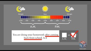 Telling Time Is it AM or PM Grade 3 [upl. by Anahsak]