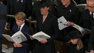 Queen Elizabeths Funeral Royal Family Sings The Lords My Shepherd [upl. by Konstantin]