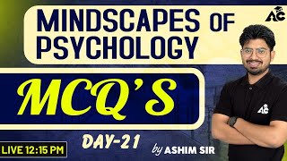 Mindscapes of Psychology  MCQs  For PSTETCTET amp All Other Teaching Exams  By Ashim sir 21 [upl. by Thibault]