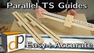 Quick Parallel Guides for your Track Saw  Simple amp Accurate [upl. by Schwitzer]