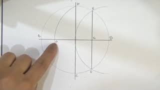 Teknik Resim 7 Konu Bir Daire İçerisine Beşgen  Pentagon  Çizimi [upl. by Hajile]