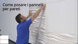 Come posare i pannelli decorativi per pareti [upl. by Atirma]