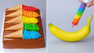 Fantastic Cake Decorating Idea 🌈😍 Perfect Cake Compilation  So Tasty Chocolate Cake [upl. by Lazos452]