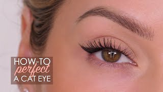 HowTo Perfect CatEye Liner  Feline Liner Tutorial 2022  Shonagh Scott [upl. by Haiacim]