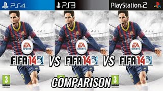 FIFA 14 PS4 Vs PS3 Vs PS2 [upl. by Rosalinda219]