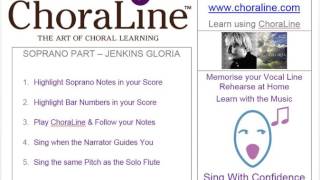 Soprano Part JENKINS GLORIA [upl. by Darline]