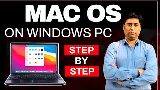 How to install macOS on LaptopPC  Step by step install macOS 14 on any PC or laptop HINDI [upl. by Irakab]