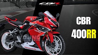 New Flagship Honda CBR 400RR is Coming🔥with Inline 4 Engine [upl. by Haizek658]