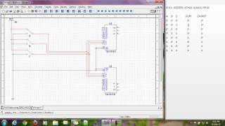 Full Adder using 2 8X1 Multiplexersmp4 [upl. by Werra]