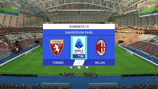 Fifa 23  Torino vs AC Milan  Messias  Ibra  Rebic  Serie A 20222023 [upl. by Papageno]