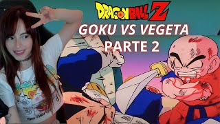 YA ACABENLOOOO  reaccion dragon ball z  GOKU VS VEGETA PARTE 2 [upl. by Tuckie]