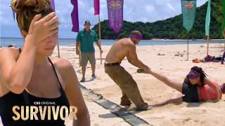 Survivor Cagayan  Reward Challenge Kicking amp Screaming [upl. by Nyliac492]