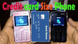 Credit card Size Phone  Kechaoda K55 plus  Kechaoda K66 plus Unboxing amp Specifications [upl. by Nellad]