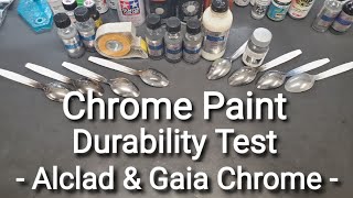 Chrome Paint Durability  Alclad amp Gaia Chrome Paint Tested For Strength [upl. by Aliekahs]