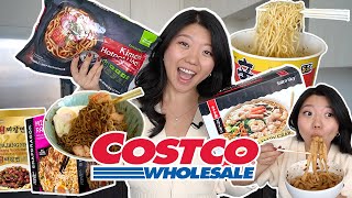 COSTCO NOODLES HAUL Trying Every NEW Ramen amp Noodle Soup at Costco 🍜 [upl. by Tomlin]