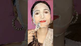 दही से फेशियल कैसे करें 😱 Curd Facial  Facial with Dahi for Skin Whitening 👍👍 shorts facial [upl. by Ielerol499]