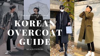 Korean Mens Outfit Ideas with Overcoat  Men Overcoat style  Men Outfiters [upl. by Luhey]