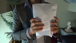 【ASMR 】音ﾌｪﾁ 紙袋の音 ～Paper bag Sound ～ Binaural 3D 立体 [upl. by Hadeehsar]