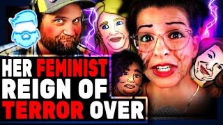 Feminist End Boss DESTROYED Anita Sarkeesian amp Feminist Frequency SHUT DOWN [upl. by Ellinad]