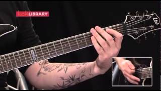 How to play quotDualityquot by quotSlipknotquot Guitar lesson Part 4 [upl. by Tierza879]