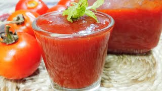 How to make and store Homemade Tomato Sauce without any chemical [upl. by Eidnar]