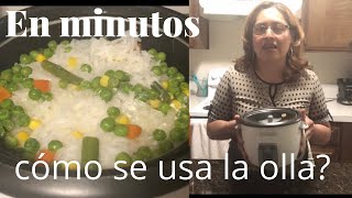 Como hacer arroz en arrocera electrica Black Decker [upl. by Henebry]