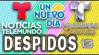 DESPIDOS Un Nuevo Dia Telemundo Noticias y Telemundo Deportes [upl. by Onimod82]