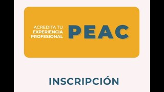 2 INSCRIPCIÓN AL PEAC sept 2023 [upl. by Criswell]