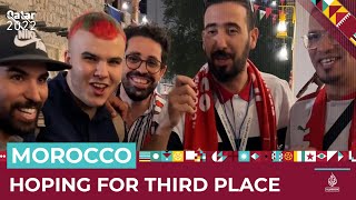 Morocco fans dream of World Cup third place  Al Jazeera Newsfeed [upl. by Eatnahs913]