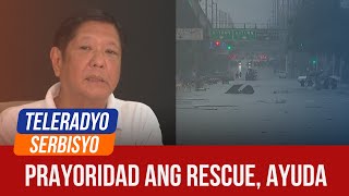 Marcos Prioritize rescue relief ops in isolated areas  Headline Ngayon 25 July 2024 [upl. by Enawd385]